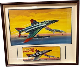 AURORA MODELS ORIGINAL ARTWORK F-4 PHANTOM