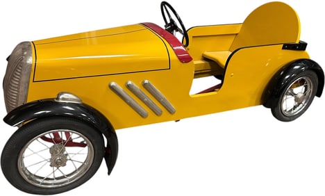 WOODEN TRIANG RACER PEDAL CAR