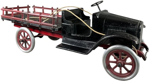 BUDDY L STAKE BED TRUCK - SPOKE WHEELS