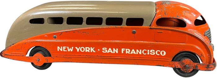STEELCRAFT NY-SAN FRANCISCO STREAMLINE BUS