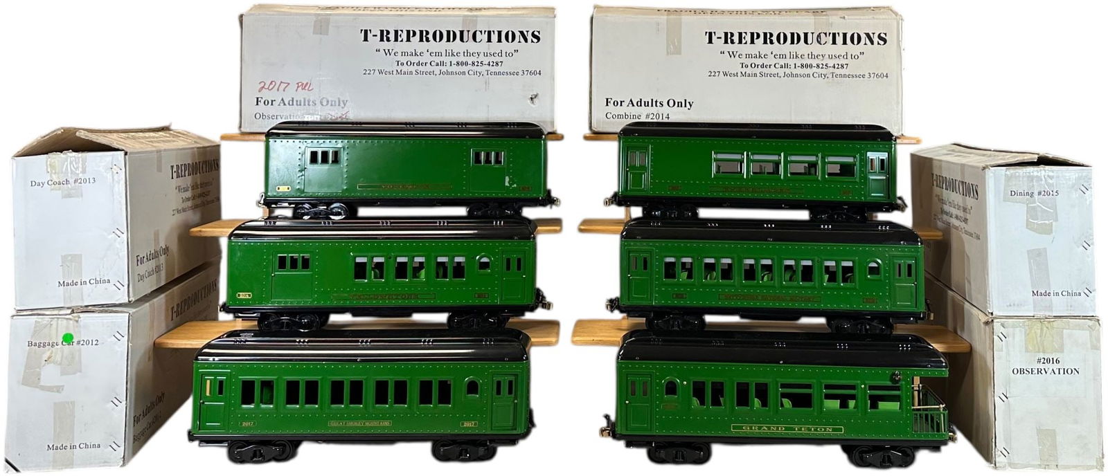 BOXED BUDDY L MISSISSIPPI OUTDOOR RR CARS (1 of 16)