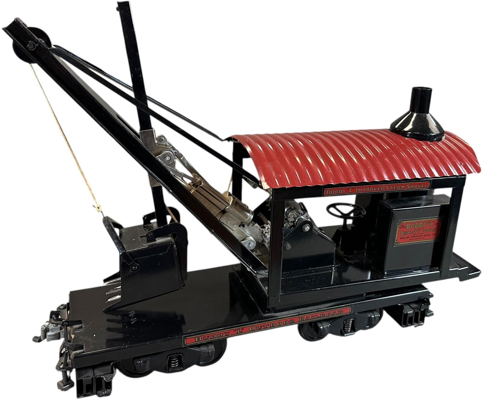 BUDDY L OUTDOOR RR IMPROVED STEAM SHOVEL (1 of 8)