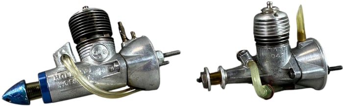 TWO HOLLAND MODEL AIRPLANE ENGINES