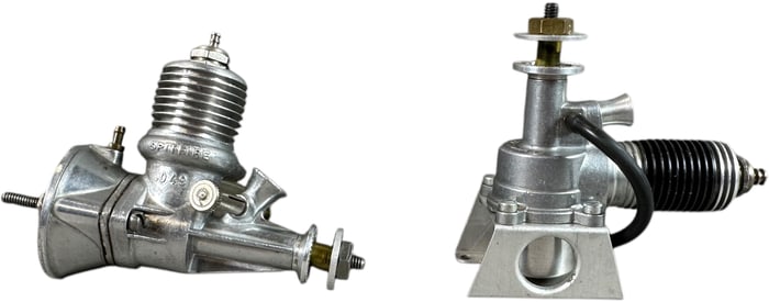 TWO ANDERSON MODEL AIRPLANE ENGINES