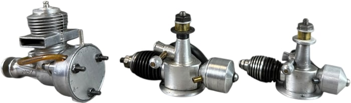 THREE K&B MODEL AIRPLANE ENGINES