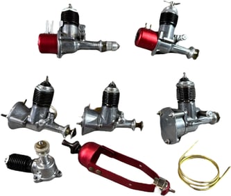 OK CUB MODEL AIRPLANE ENGINES GROUP