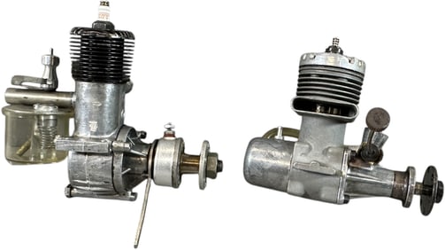 TWO MODEL AIRPLANE MOTORS