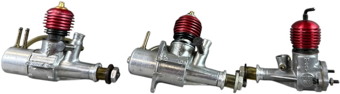 THREE MCCOY MODEL AIRPLANE ENGINES