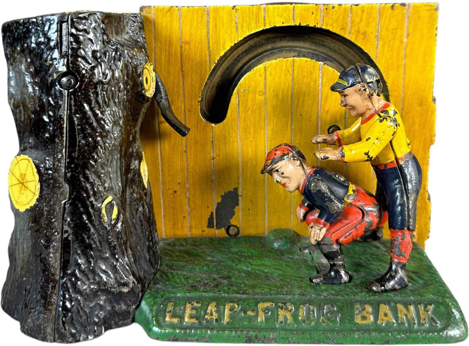 LEAP FROG MECHANICAL BANK