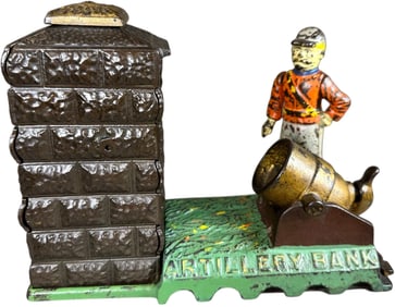 ARTILLERY MECHANICAL BANK - CONFEDERATE