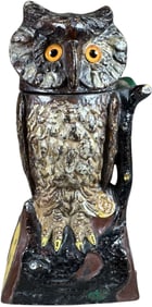 OWL TURNS HEAD MECHANICAL BANK