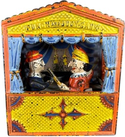 PUNCH AND JUDY MECHANICAL BANK