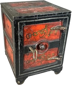 STENCILED DOOR CENTER KNOB STILL BANK