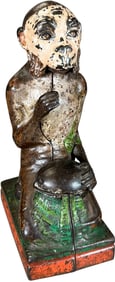 MONKEY AND COCONUT MECHANICAL BANK