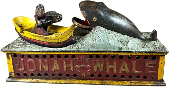 JONAH & WHALE MECHANICAL BANK