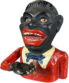 HAPPY MAN MECHANICAL BANK