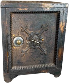 LARGE MEDALLION SAFE STILL BANK