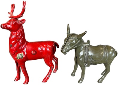 ARCADE DONKEY & REINDEER STILL BANKS