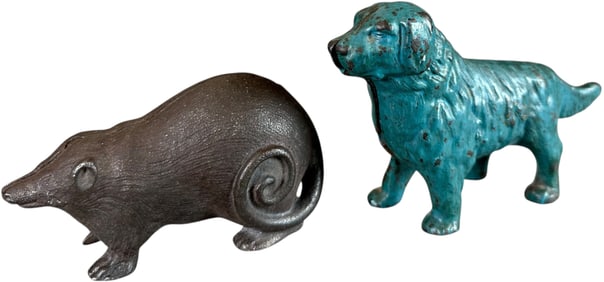 OPOSSUM & NEWFOUNDLAND DOG STILL BANKS