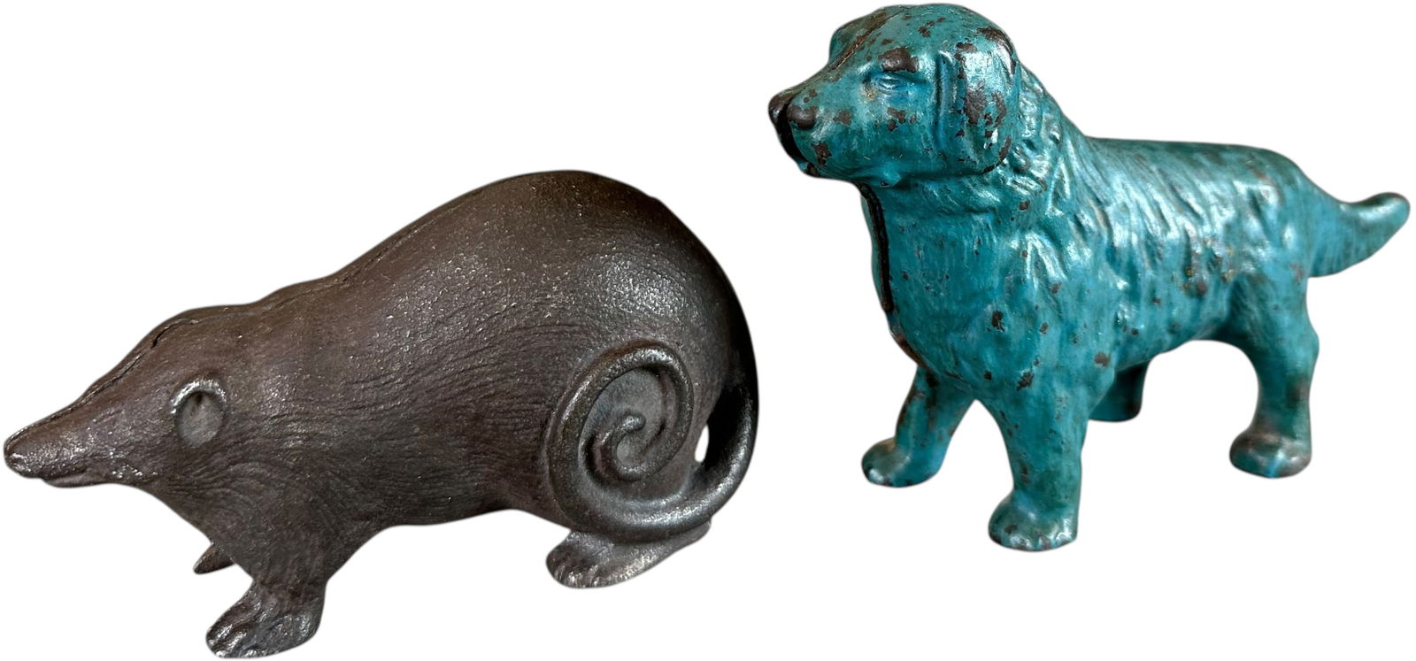 OPOSSUM & NEWFOUNDLAND DOG STILL BANKS (1 of 7)