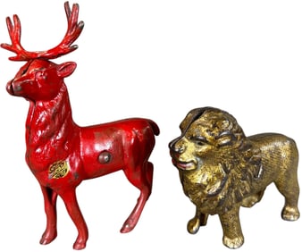 LION AND DEER STILL BANKS