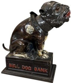 BULL DOG MECHANICAL BANK