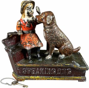 SPEAKING DOG MECHANICAL BANK