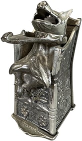 PIG IN HIGH CHAIR MECHANICAL BANK
