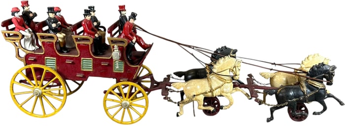 HUBLEY FOUR SEAT HORSE DRAWN BRAKE