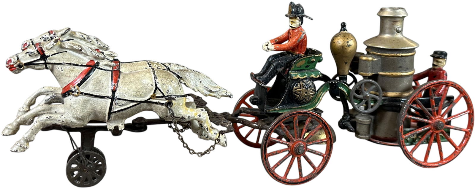 PRATT & LETCHWORTH TWO HORSE FIRE PUMPER (1 of 10)