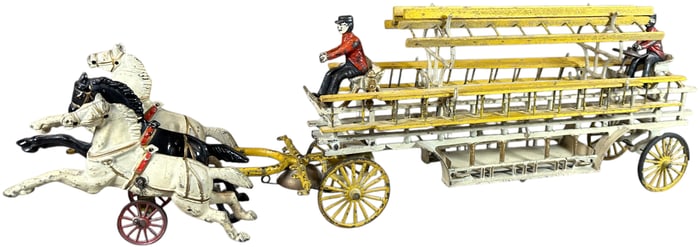 WILKINS HORSE DRAWN HOOK & LADDER WAGON