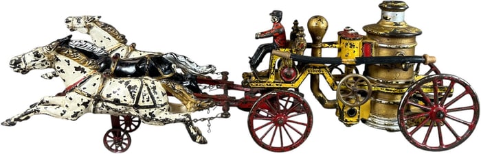 OVERSIZED KENTON HORSE DRAWN FIRE PUMPER