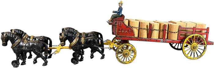 HUBLEY TANDEM HORSE DRAY WAGON