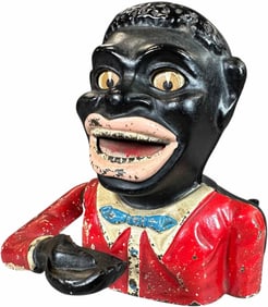 HAPPY MAN MECHANICAL BANK