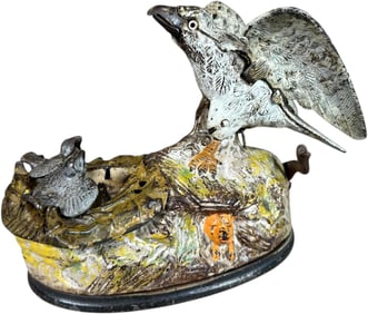 EAGLE & EAGLETTS MECHANICAL BANK