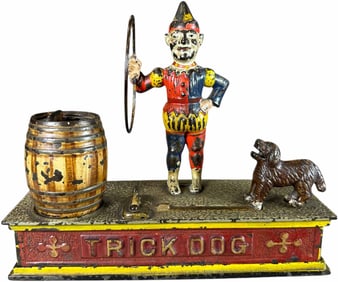 TRICK DOG MECHANICAL BANK