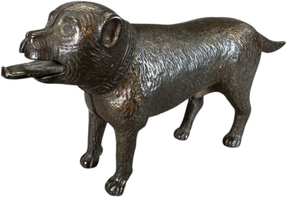 BULL DOG STANDING MECHANICAL BANK