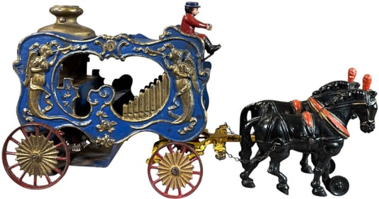 HUBLEY MECHANICAL CIRCUS CALLIOPE WAGON