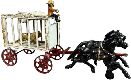 REDUCED HUBLEY ROYAL CIRCUS TIGER CAGE WAGON