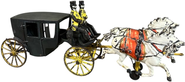 WILKINS TWO HORSE LANDAU CARRIAGE