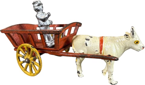 HARRIS COW DRAWN STAKE CART