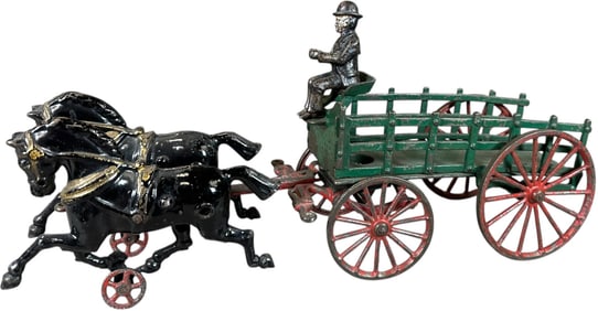 HUBLEY HORSE DRAWN DRAY WAGON