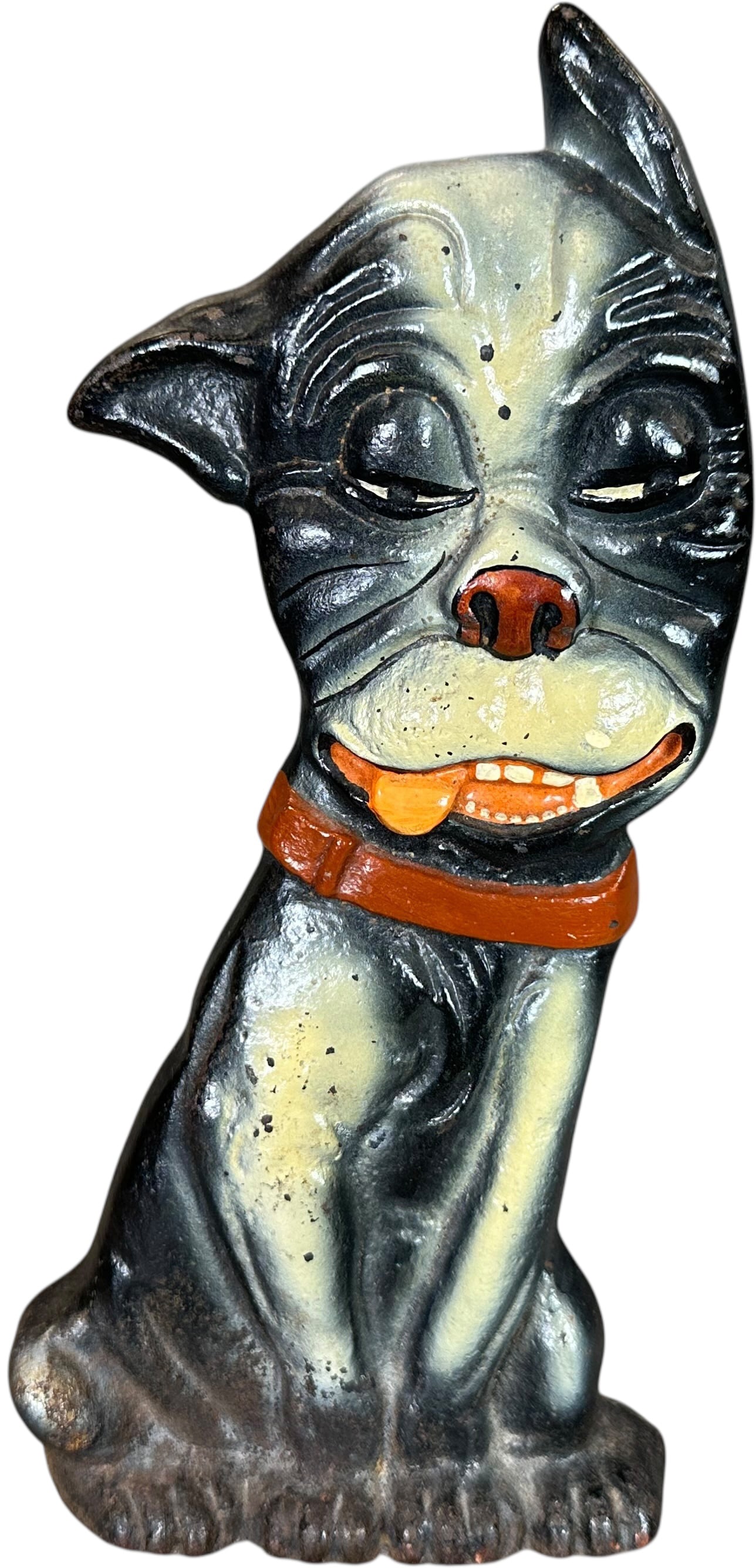 WHIMSICAL PUP BOSTON TERRIER DOORSTOP (1 of 2)
