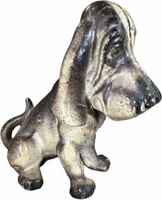 HUBLEY BASSET HOUND DOORSTOP