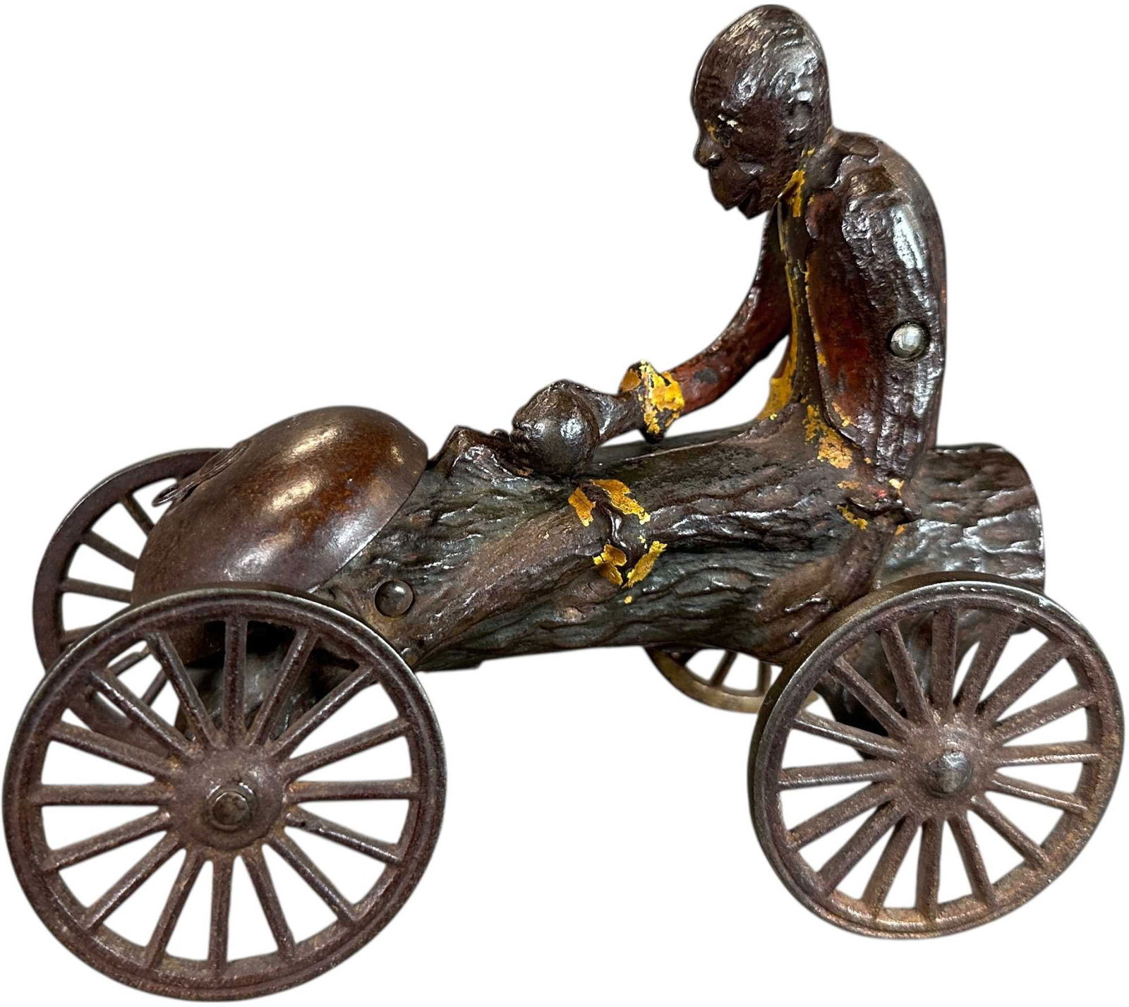 MONKEY W/ COCONUT BELL TOY (1 of 6)