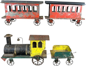 PENNSYLVANIA AMERICAN TIN PASSENGER TRAIN