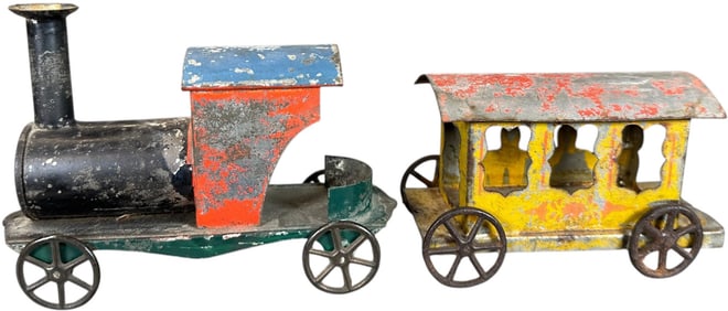 AMERICAN TIN LOCOMOTIVE AND COACH