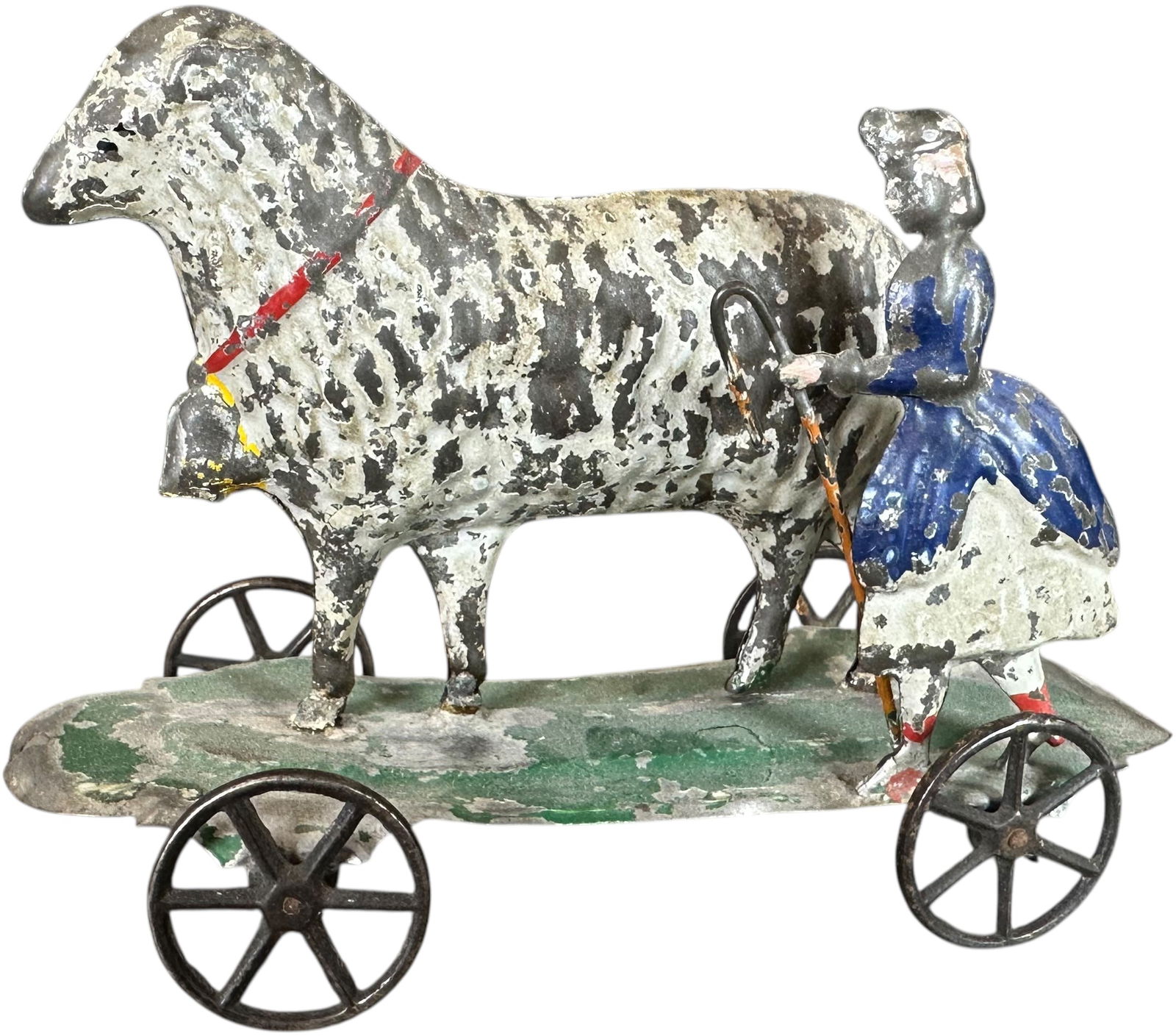 ALTHOF BERGMANN MARY AND LAMB PLATFORM TOY: 354. ALTHOF BERGMANN MARY AND LAMB PLATFORM TOY | 6.5" l. | Authentic and original (Very Good Condition) | $300 - $600