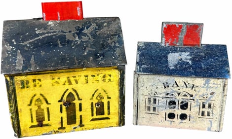 TWO AMERICAN TIN BUILDING STILL BANKS