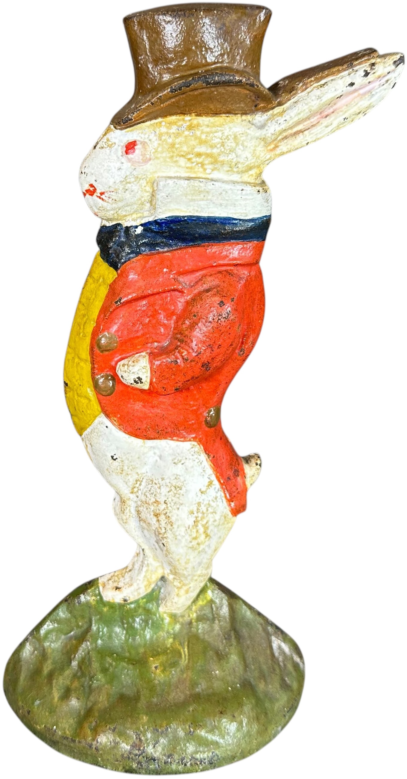 RABBIT WITH TOP HAT DOORSTOP (1 of 2)